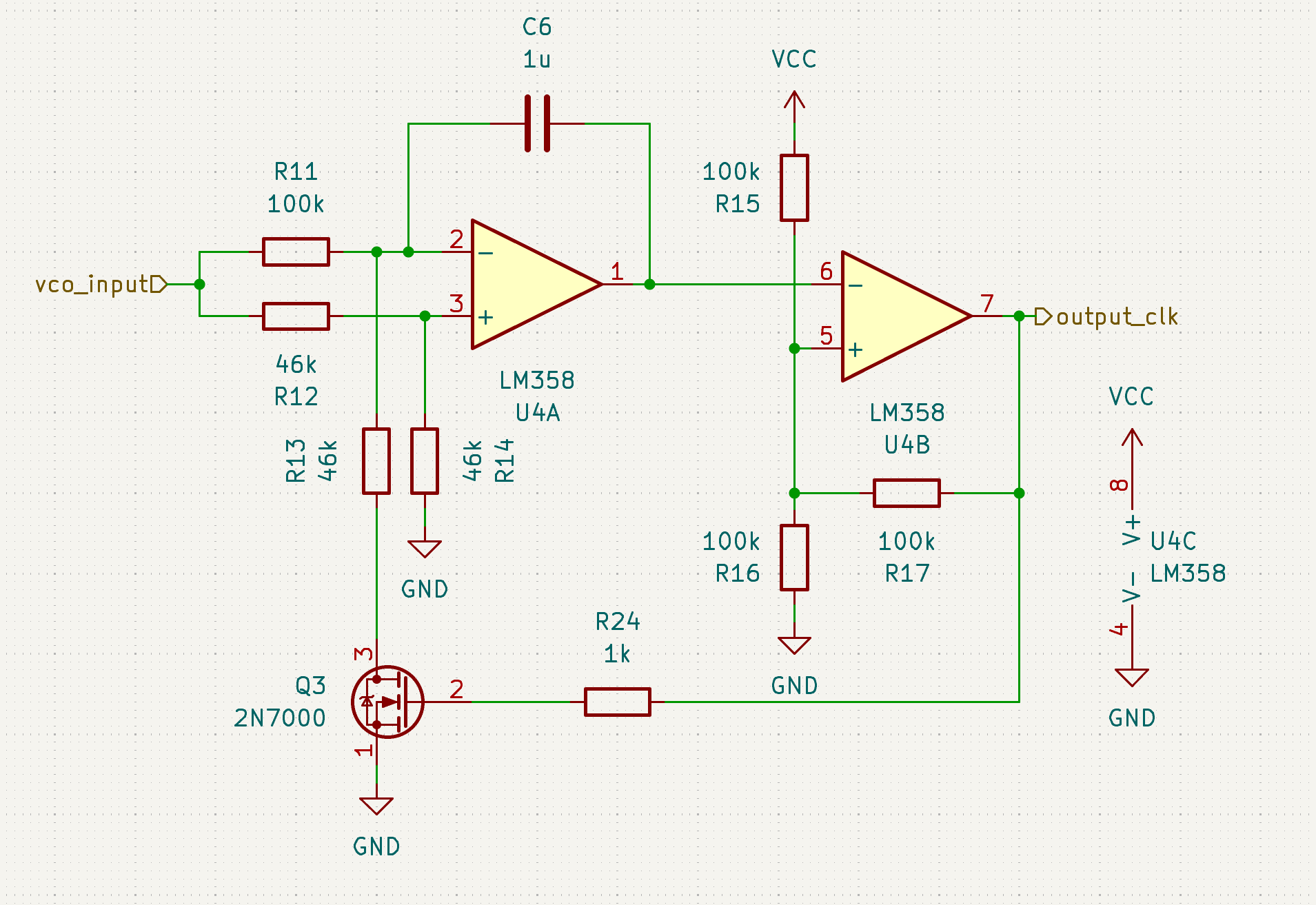 Voltage controller oscillator schematic